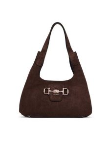 Guess Torebka Sunset HWSG23 14010 Brązowy. Brązowe torebki klasyczne Guess, z aplikacjami, z materiału, bez dodatków. Za 584,99 zł.