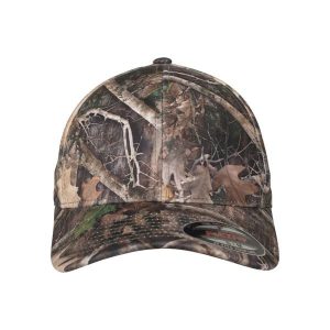 Czapka Flexfit truetimber® kanati. Brązowe czapki FLEXFIT, bez wzorów, sportowe. W wyprzedaży za 79,00 zł.