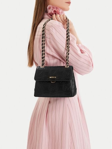 MEXX Torebka CEO-MEXX-S-015-07 Czarny. Czarne kuferki Mexx, bez wzorów, z materiału, bez dodatków. Za 179,99 zł.