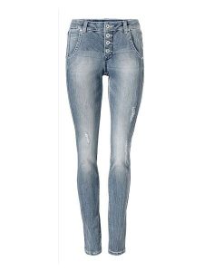 Heine Dżinsy - Regular fit - w kolorze niebieskim rozmiar: 42. Niebieskie jeansy Heine, bez wzorów. Za 180,49 zł.