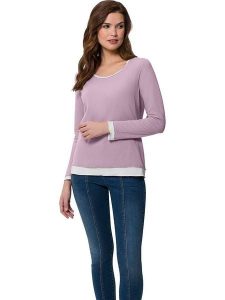 Heine Koszulka w kolorze jasnoróżowym rozmiar: 38. Różowe bluzki Heine, bez wzorów, bez kołnierzyka, bez ramiączek. Za 61,45 zł.