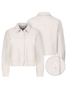 Sublevel Kurtka koszulowa w kolorze kremowym rozmiar: M. Brązowe kurtki Sublevel, m, bez wzorów, bez kaptura. Za 205,45 zł.