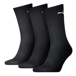 SKARPETY Puma Crew Socks 3 Pack, Dla obu płci. Czarne skarpetki Puma, bez wzorów. Za 23,90 zł.