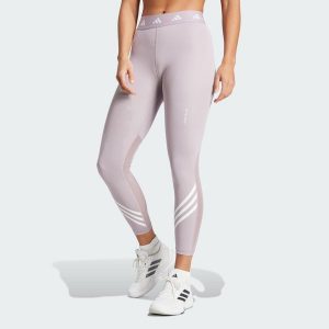 Legginsy treningowe damskie adidas Techfit. Czarne legginsy ADIDAS, bez wzorów, z elastanu. Za 253,30 zł.
