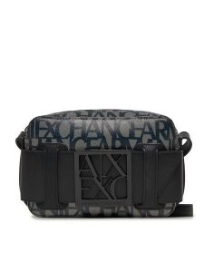 Armani Exchange Torebka 942699 3F742 00850 Czarny. Czarne listonoszki Armani Exchange, bez wzorów, z materiału, bez dodatków. Za 589,99 zł.