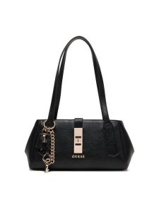 Guess Torebka Brooke HWBG98 97080 Czarny. Czarne torebki klasyczne Guess, z aplikacjami, ze skóry, bez dodatków. Za 639,99 zł.