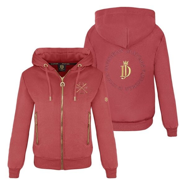 Bluza rozpinana JD ATTACK Holly. Czerwone bluzy JD ATTACK, bez wzorów, bez kaptura. Za 239,00 zł.