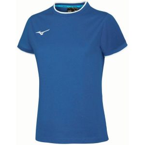 Koszulka damska Mizuno. Białe bluzki Mizuno, xs, bez wzorów, sportowe, bez kołnierzyka, bez ramiączek. Za 127,00 zł.