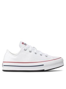 Converse Trampki Chuck Taylor All Star Eva Lift Ox 272858C Biały. Białe trampki Converse, bez wzorów, z materiału, bez zapięcia. Za 219,99 zł.