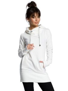 Be Wear Bluza w kolorze kremowym rozmiar: XXL. Brązowe bluzy Be Wear, xxl, bez wzorów, z kapturem. Za 100,04 zł.