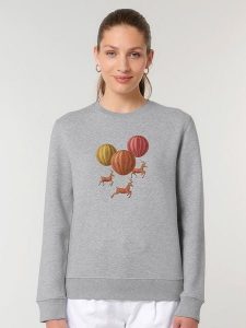 WOOOP Bluza w kolorze szarym rozmiar: XS. Szare bluzy Wooop, xs, bez wzorów, bez kaptura. Za 108,99 zł.