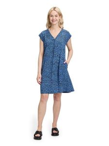 BETTY & CO Sukienka w kolorze niebieskim rozmiar: 42. Niebieskie sukienki Betty & Co, na co dzień, bez wzorów, z wiskozy, bez kołnierzyka, bez ramiączek, mini, proste. Za 90,95 zł.