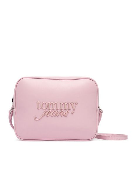 Tommy Jeans Torebka Tjw Must Camera Bag AW0AW18451 Różowy. Czerwone listonoszki Tommy Jeans, bez wzorów, z jeansu, bez dodatków. Za 289,99 zł.