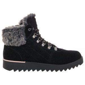 Skechers Damskie Buty Trekkingowe Bobs Mountain Kiss Czarne Zamsz 38. Czarne buty trekkingowe Skechers, z zamszu, bez zapięcia. Za 314,99 zł.
