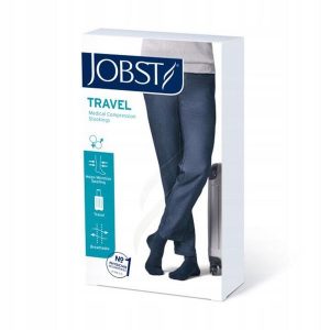Skarpety kompresyjne dla dorosłych Jobst Travel CCL1 15-20mmHg Podkolanówki. Czarne skarpetki JOBST, bez wzorów. Za 299,00 zł.