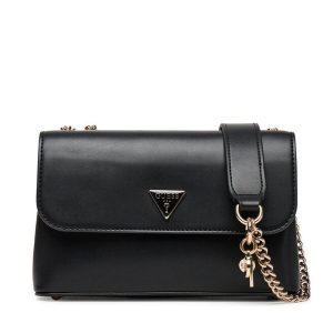 Torebka Guess. Czarne torebki klasyczne Guess, z aplikacjami, bez dodatków. Za 449,99 zł.