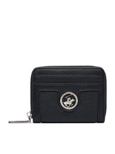 Beverly Hills Polo Club Portfel CEO-BHPC-W1-002-AW25 Czarny. Czarne portfele Beverly Hills Polo Club, bez wzorów, z materiału. Za 79,99 zł.