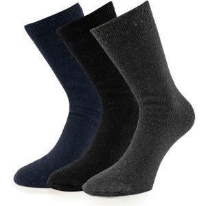 Unisex skarpetki termiczne 3-pak 39-45 dla maksymalnego komfortu. Czarne skarpetki ZEAGLE, bez wzorów. Za 122,99 zł.