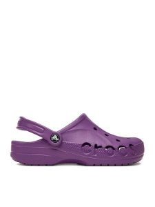 Crocs Klapki C-BAYA CLOG 10126-57H Fioletowy. Fioletowe klapki Crocs, bez wzorów, z tworzywa sztucznego, bez obcasa. Za 199,99 zł.