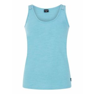 Damski tank top Protest Prtimpulse. Niebieskie topy Protest, bez wzorów, bez kołnierzyka, bez ramiączek. Za 152,50 zł.