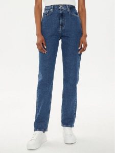 Calvin Klein Jeans Jeansy Authentic J20J223663 Niebieski Slim Fit. Niebieskie jeansy Calvin Klein Jeans, bez wzorów, z bawełny. Za 459,99 zł.