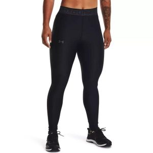 Legginsy fitness damskie Under Armour Branded WB. Czarne legginsy Under Armour, bez wzorów. Za 159,99 zł.