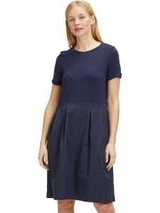 Vera Mont Sukienka w kolorze granatowym rozmiar: 44. Niebieskie sukienki Vera Mont, bez wzorów, bez kołnierzyka, bez ramiączek, midi. Za 172,49 zł.
