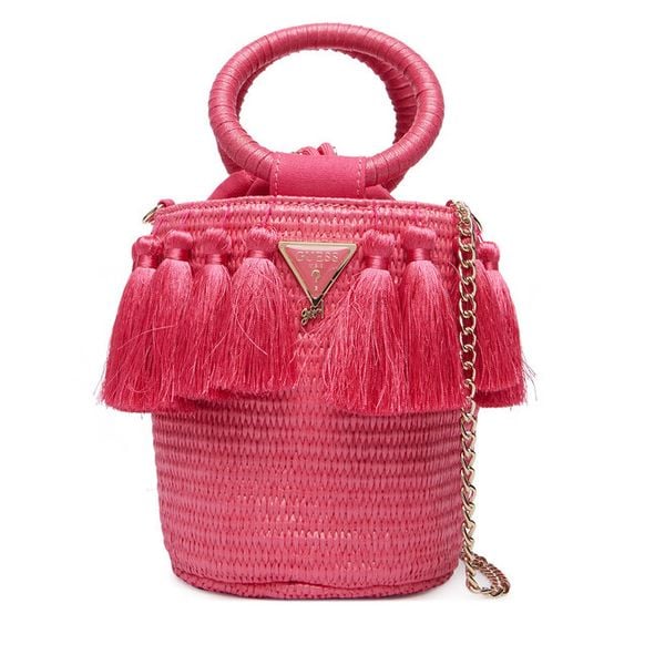 Torebka Guess. Czerwone torebki klasyczne Guess, z aplikacjami, bez dodatków. Za 269,99 zł.