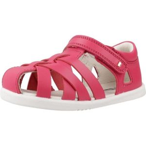 Sandały BOBUX TROPICANA II Rose. Czerwone buty trekkingowe BOBUX, ze skóry, bez zapięcia. Za 269,99 zł.