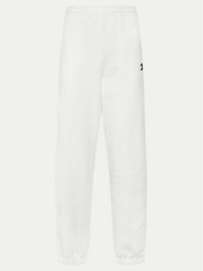 Tommy Jeans Spodnie dresowe Badge DW0DW20679 Écru Regular Fit. Spodnie dresowe Tommy Jeans, s, bez wzorów, z bawełny. Za 219,99 zł.