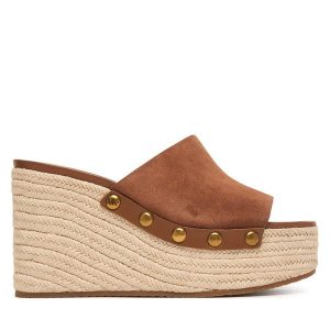 Espadryle MICHAEL Michael Kors. Brązowe espadryle MICHAEL Michael Kors, bez wzorów, bez obcasa. Za 739,99 zł.