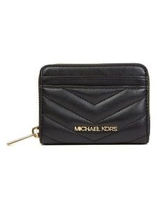 Michael Kors Portfel w kolorze czarnym - 12 x 9 x 2 cm rozmiar: onesize. Czarne portfele Michael Kors, bez wzorów, z materiału. Za 330,67 zł.