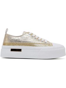 Sixth Sens Sneakersy w kolorze złoto-białym rozmiar: 40. Białe trampki Sixth Sens, bez wzorów, bez zapięcia. Za 96,60 zł.