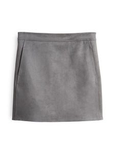 OPUS Spódnica "Relvina" w kolorze szarym rozmiar: 38. Szare spódnice Opus, bez wzorów, mini. Za 95,99 zł.