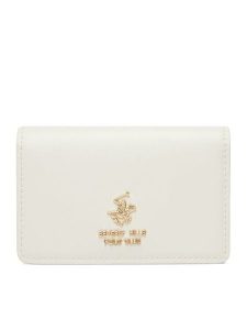 Beverly Hills Polo Club Portfel CWBEO-BHPC-W1-006-SS26 Biały. Białe portfele Beverly Hills Polo Club, bez wzorów, ze skóry. Za 69,99 zł.