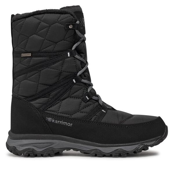 Trekkingi Karrimor. Czarne buty sportowe KARRIMOR, bez wzorów, z polaru, bez zapięcia, trekkingowe. Za 329,99 zł.