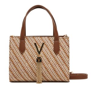 Torebka Valentino. Brązowe torebki klasyczne Valentino, bez wzorów, bez dodatków. Za 479,99 zł.