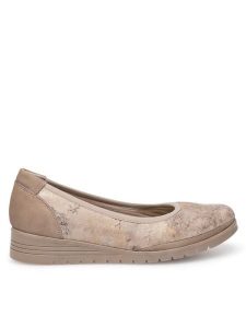 Go Soft Baleriny EST-TOMI-02 Beżowy. Brązowe balerinki Go Soft, bez wzorów, ze skóry, bez obcasa, bez zapięcia. Za 179,99 zł.