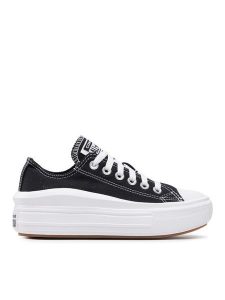 Converse Trampki Ctas Move Ox 570256C Czarny. Czarne trampki Converse, bez wzorów, z materiału, bez zapięcia. Za 339,99 zł.