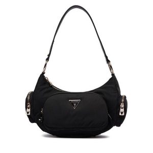 Torebka Guess. Czarne torebki klasyczne Guess, z aplikacjami, bez dodatków. Za 459,99 zł.