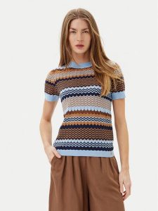 Artigli Sweter ACMA001933 Niebieski Regular Fit. Niebieskie swetry klasyczne Artigli, s, z wiskozy, bez kołnierzyka. Za 259,99 zł.