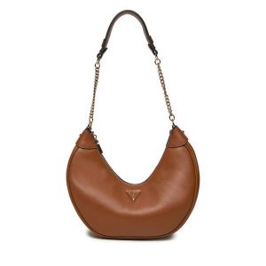 Torebka Guess. Brązowe torebki klasyczne Guess, z aplikacjami, bez dodatków. Za 349,99 zł.