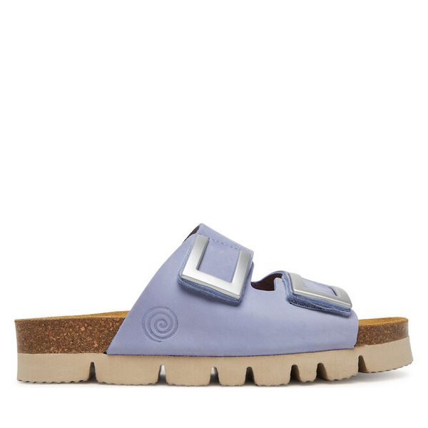 Klapki Dr. Brinkmann. Fioletowe klapki Dr. Brinkmann, bez wzorów, bez obcasa. Za 459,99 zł.