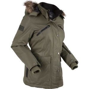 Kurtka funkcyjna outdoorowa bonprix ciemnooliwkowy. Zielone kurtki bonprix. Za 269,99 zł.