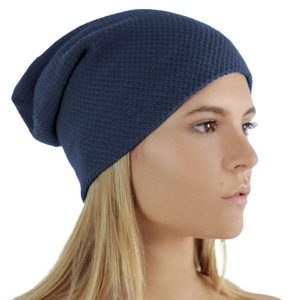 Czapka Unisex Dla Dorosłych Gofrowany Dzianinowa Snobby. Szare czapki ATLANTIS, bez wzorów, z dzianiny. Za 41,99 zł.