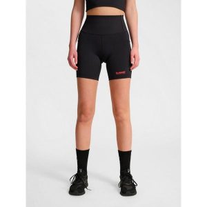 Szorty damskie Hummel Hiit Intensity. Czarne spodenki sportowe Hummel, bez wzorów, na fitness i siłownię. Za 234,00 zł.