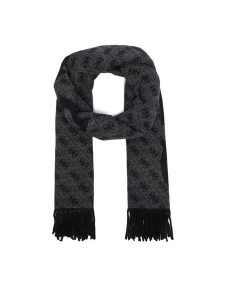 Guess Szalik AM9667 POL03 Szary ciemny. Szare rękawiczki Guess, z aplikacjami, z poliesteru. Za 234,99 zł.