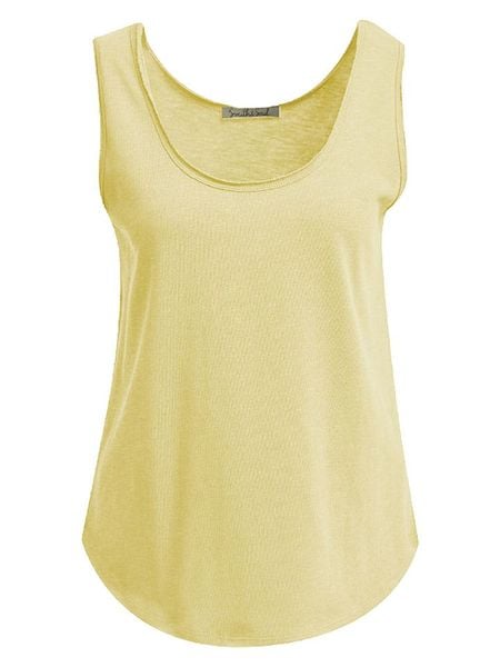 Smith & Soul Top w kolorze żółtym rozmiar: XXL. Żółte topy Smith & Soul, xxl, bez wzorów, z bawełny, bez kołnierzyka, bez ramiączek. Za 69,99 zł.