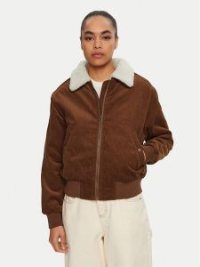 Wrangler Kurtka bomber Aviator 112356507 Brązowy Regular Fit. Brązowe kurtki Wrangler, xl, bez wzorów, z bawełny, bez kaptura. Za 379,99 zł.