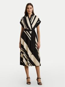 LAUREN RALPH LAUREN Sukienka codzienna 250963463001 Écru Regular Fit. Sukienki Lauren Ralph Lauren, na co dzień, bez wzorów, z syntetyku, bez kołnierzyka, bez ramiączek, proste. Za 619,99 zł.